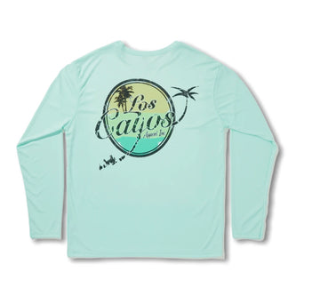 TriColor LCA Logo / Mint - Quick Dry UPF 50+ Mens Long Sleeve